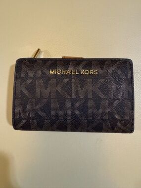 Michael Kors Tan Saffiano Leather Card Wallet